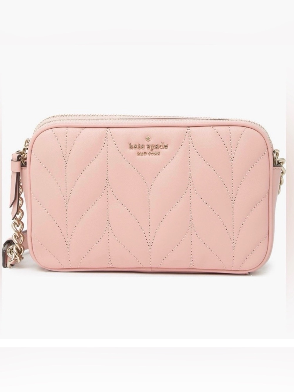 Kate Spade ♠️ Quilted Pink Crossbody Bag